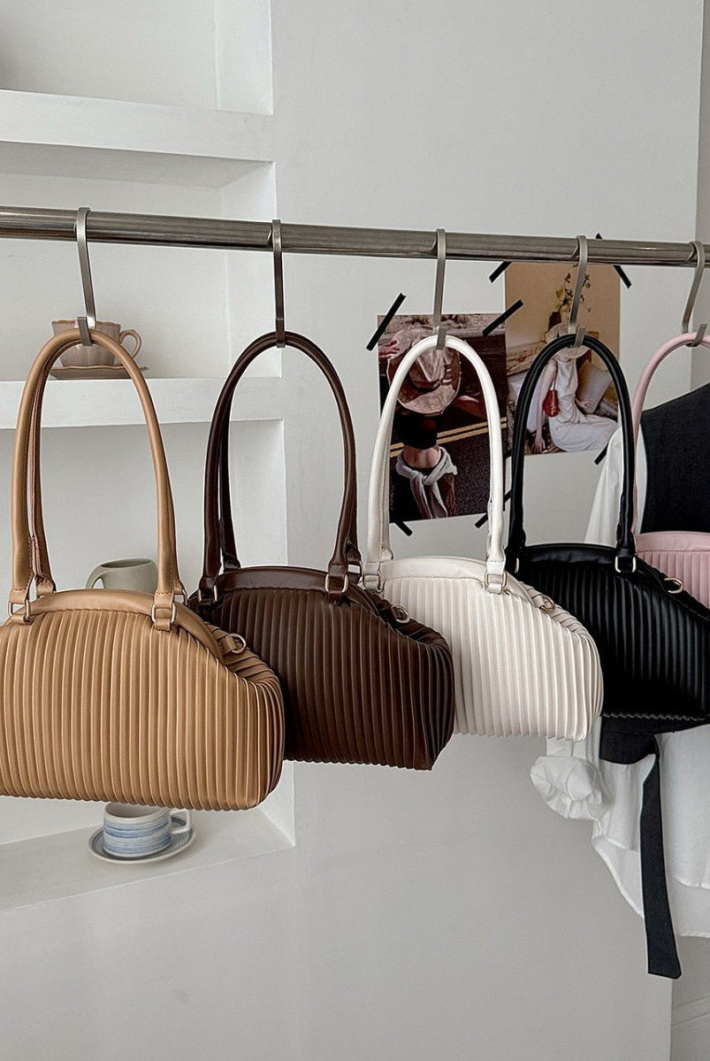 SOERA Mariana Pleated Shoulder Bag - Bag - SOERA-677379-DEF-OS-04615 Coffee