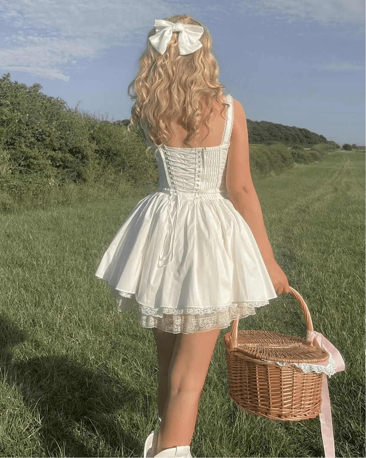 SOERA Bianca Corset Mini Dress - Dress - French Navy XS