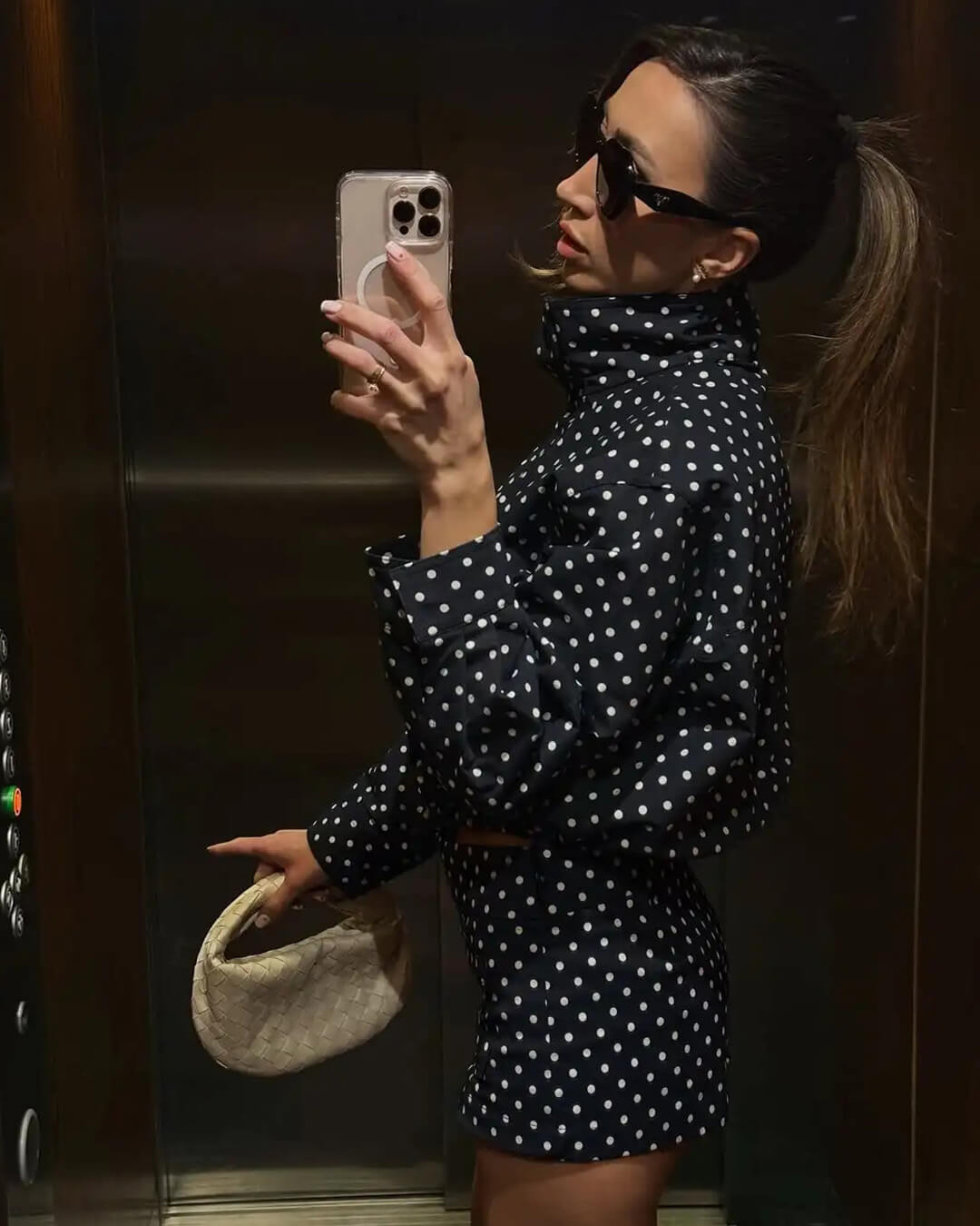 SOERA Hermine Polka Dot Jacket - Jackets - 1005009613676654-;QS1773321573273193245 Black S