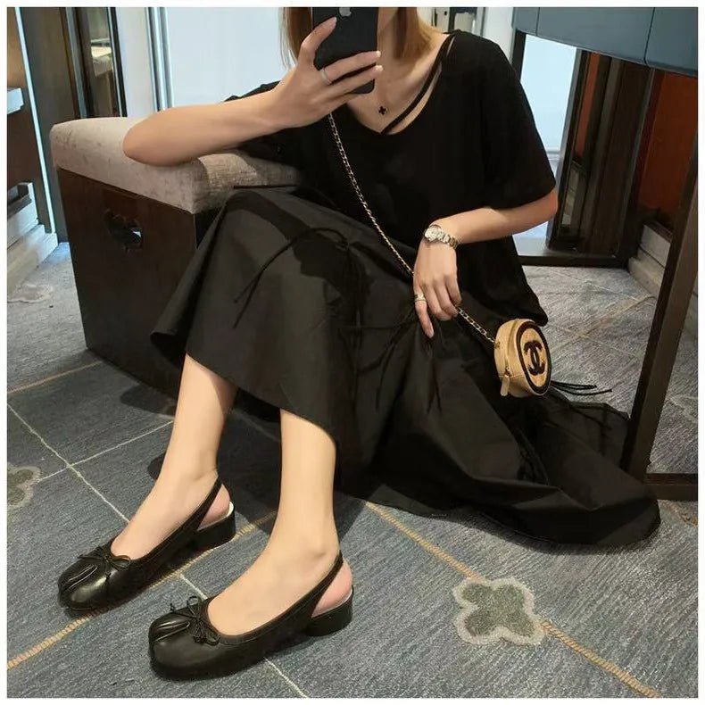 SOERA Beatrice Split - Toe Ballet Mary Jane Heels - Shoes - Black 36