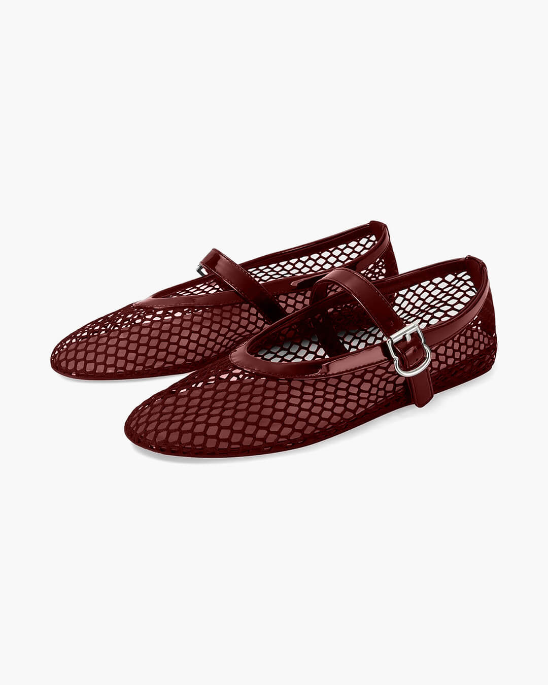 SOERA Rebecca Mesh Ballet Flats - Shoes - Beige 36