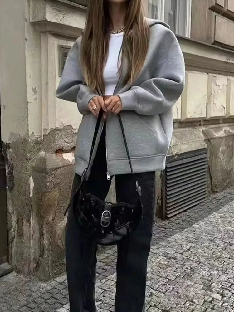 SOERA Eveline Zip-Up Hoodie - Sweaters & Cardigans - 3256807786338972-;nY1765388021441569681 Black XS
