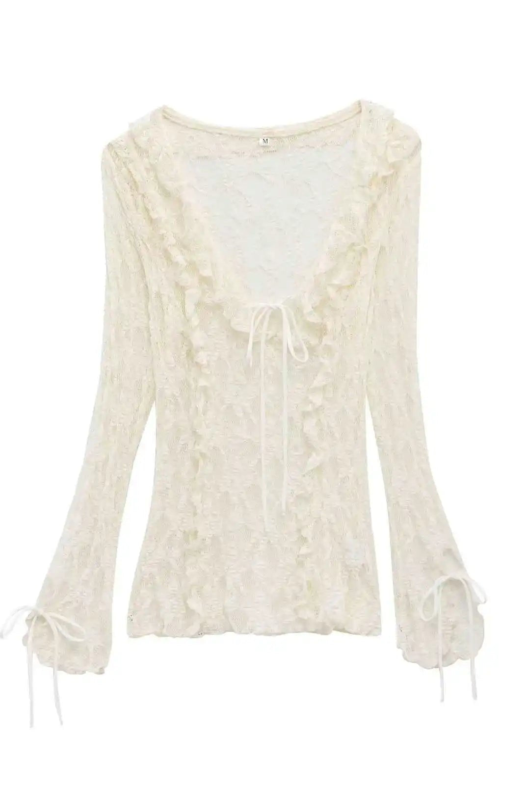 SOERA Mary Layered Lace Collar Top - Top - SOERA-443843-WHI-S-98243 White S