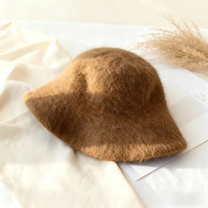SOERA Kyla Fuzzy Bucket Hat - Winter Hats - 3256809928680127-;ww1764102178339560780 Brown