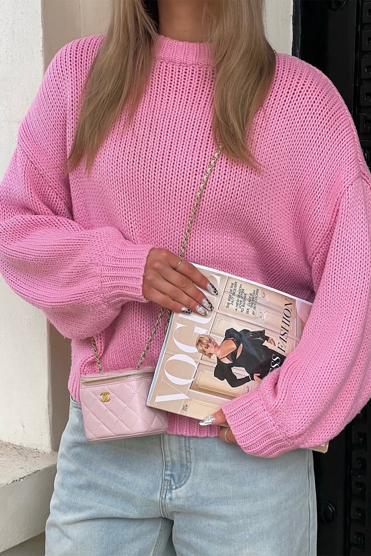 Amanda Cream Crew Neck Layering Sweater