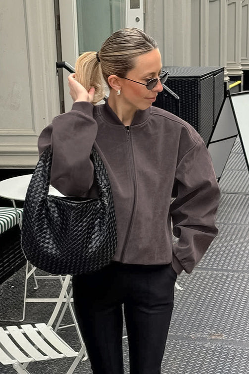 Ilse Velours‑Bomber