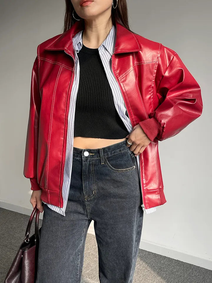Brooke Zip‑Up Bomberjacke