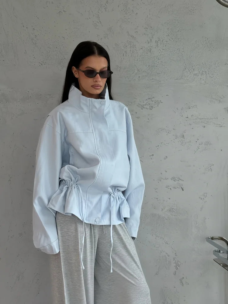 Jachetă cu guler stil stand Esther