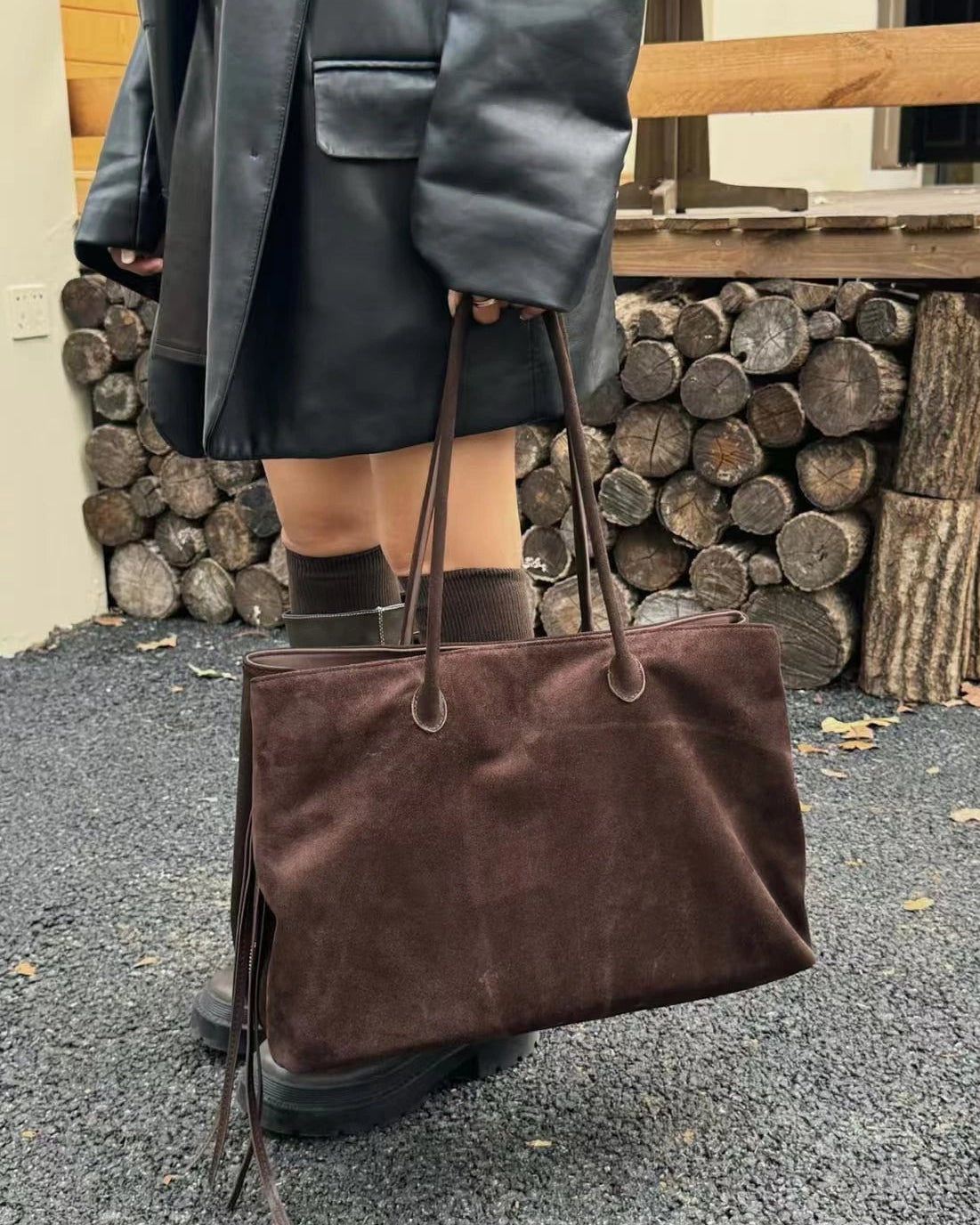 Carly bolso tote de ante effect