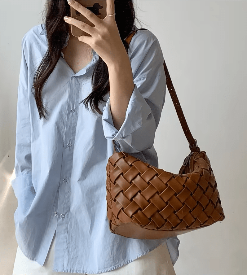 SOERA Angela Minimalist Hobo Shoulder Bag - Bag - SOERA-248579-BRO-OS-30467 Brown