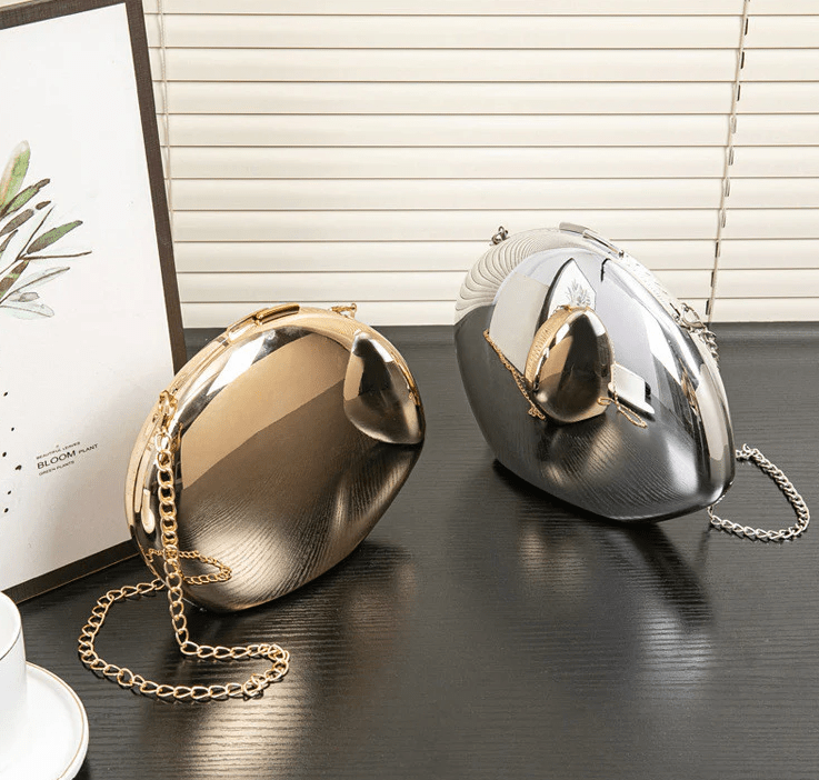 SOERA Celeste Shell Shape Evening Clutch - Bag - SOERA-718787-SIL-OS-72739 Silver