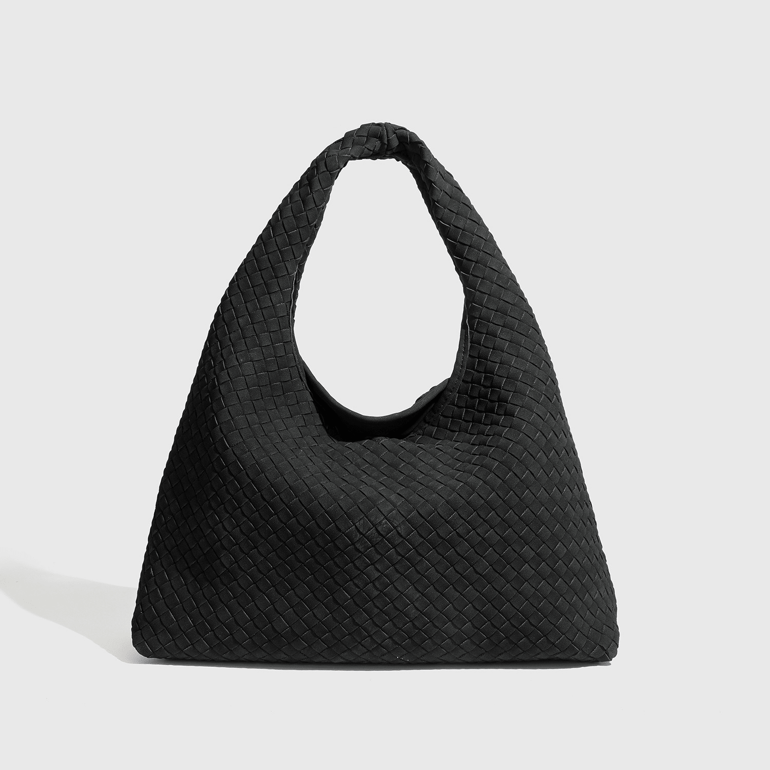 SOERA Linda Woven Faux Suede Tote Bag - Bag - SOERA-487811-OLI-30CMMA-94563 Black