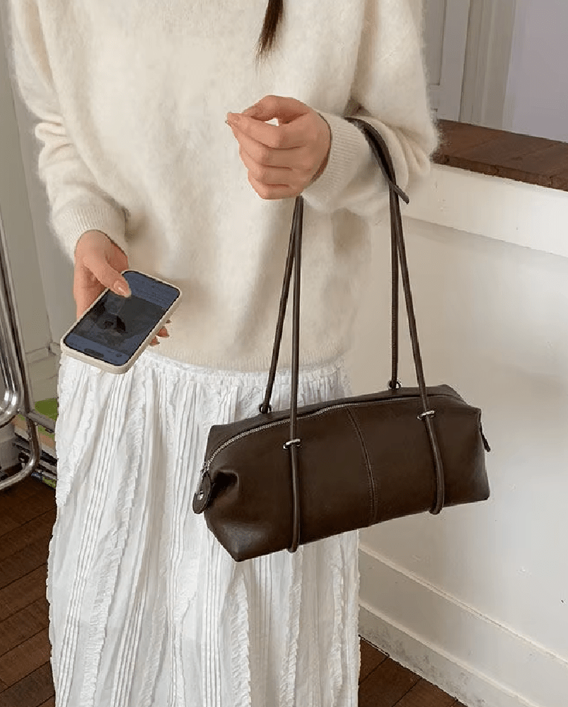 SOERA Mila Boston Pillow Bag - Bag - SOERA-961731-BRO-OS-08995 Coffee