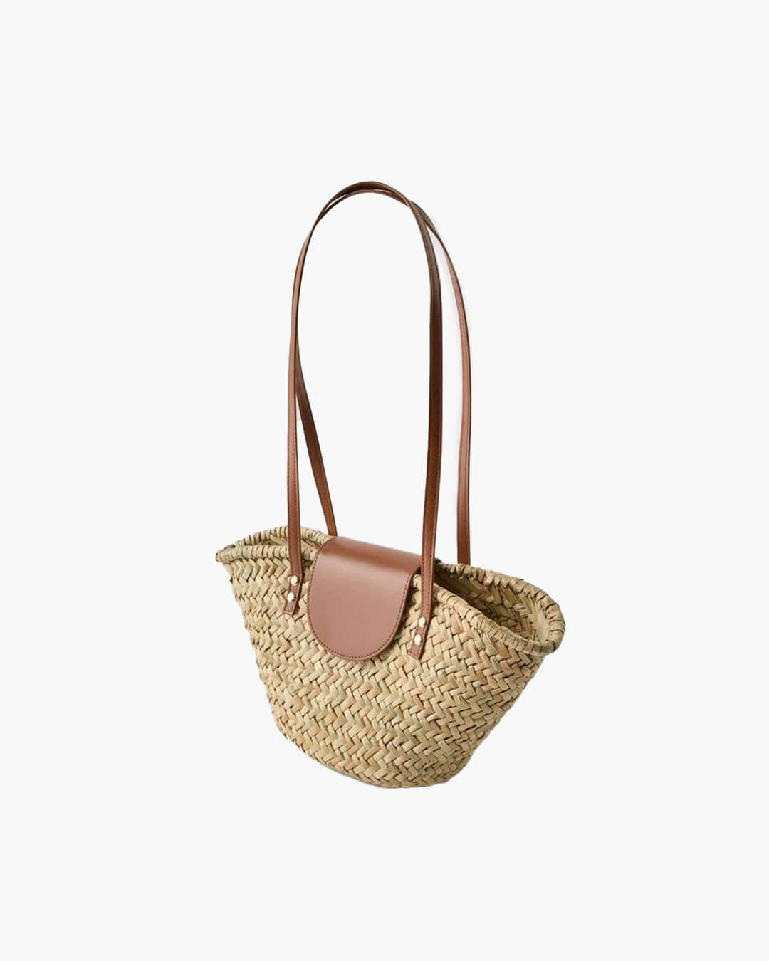 SOERA Sophia Woven Rattan Shoulder Bag - Bag -  Beige