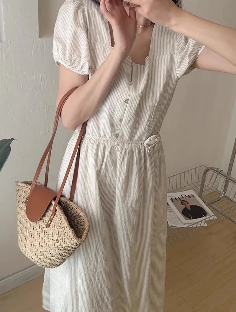 SOERA Sophia Woven Rattan Shoulder Bag - Bag -  Beige