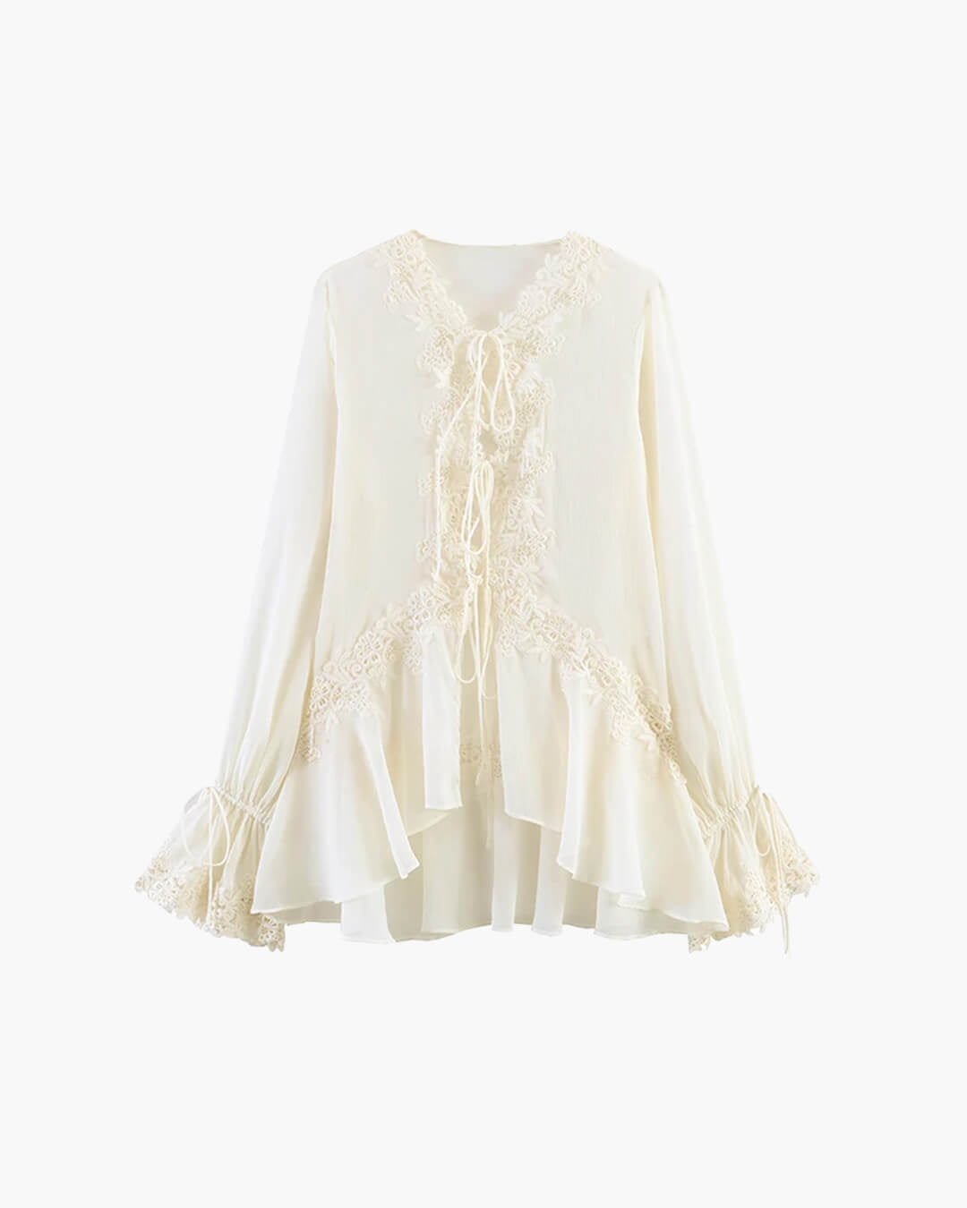 SOERA Bianca Lace Cardigan Top - Blouse - SOERA-047171-1-L-09987 L