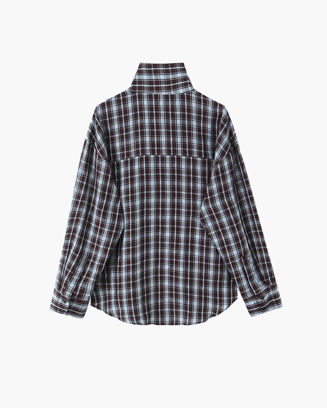 SOERA Rebecca Poplin Plaid Wrapped Shirt - Blouse - SOERA-334019-PLA-M-56003 M