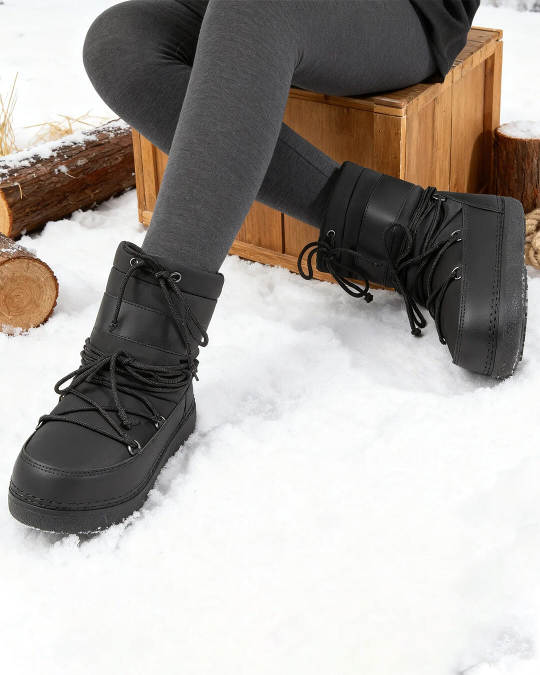 Katie Mid-Calf-Schneestiefel