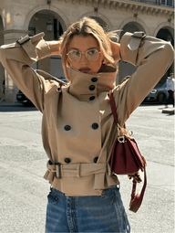 Marlene skraćeni trench kaput