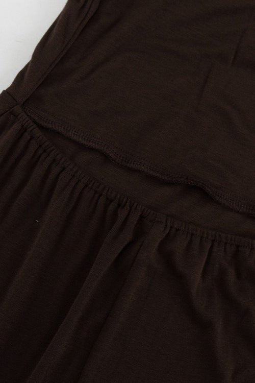 SOERA Celeste Brown Halter Backless Maxi Dress - Dress -  S