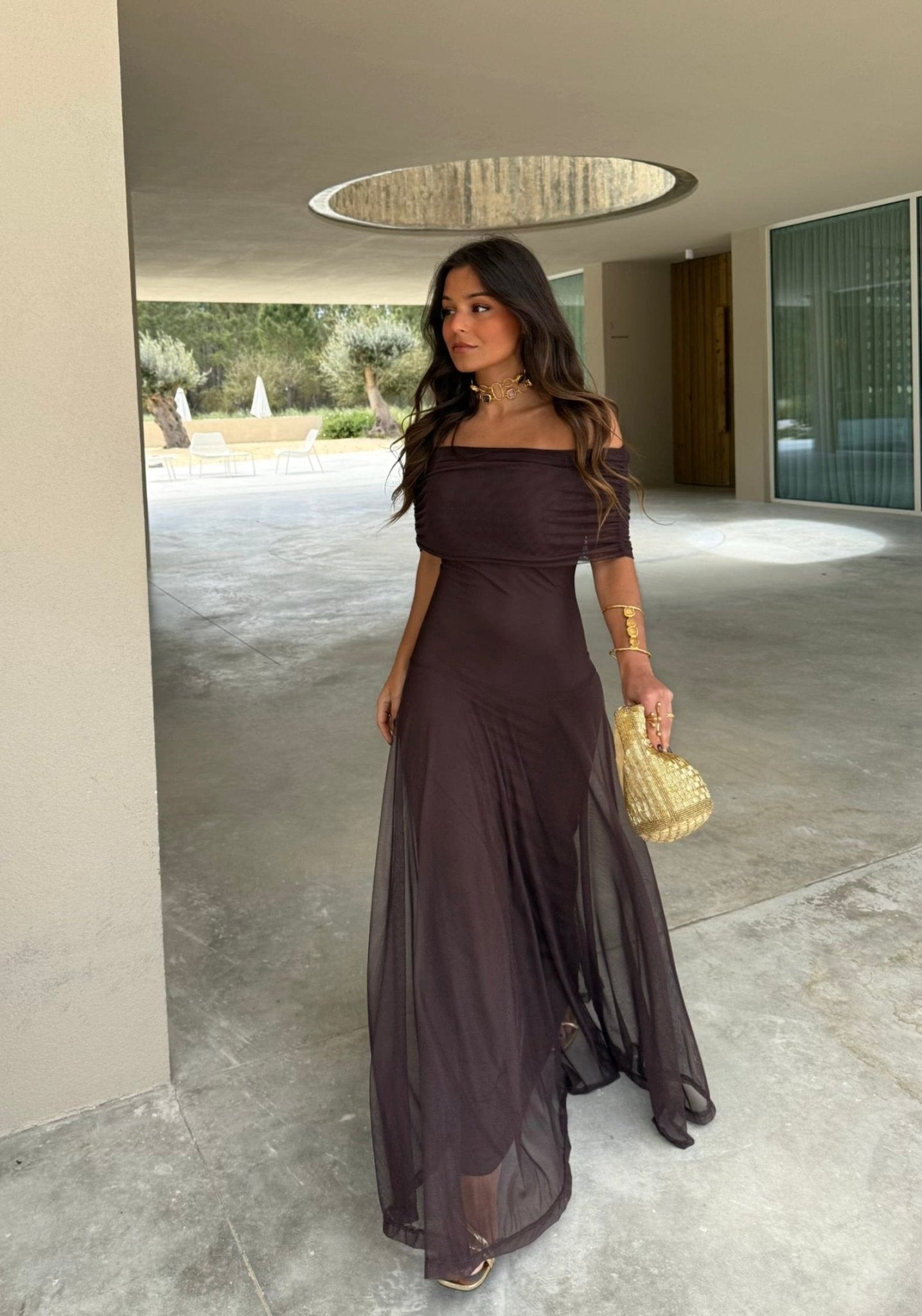 SOERA Daniella Mesh Maxi Dress - Dresses - dj1770927322293253930 M