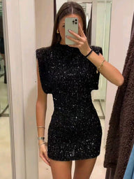 Gillian Glitter Mini kleit