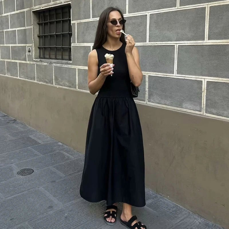 SOERA Shirley Sleeveless Summer Dress - Dresses - 1005007440160846-;zx1772045931630303331 Black M