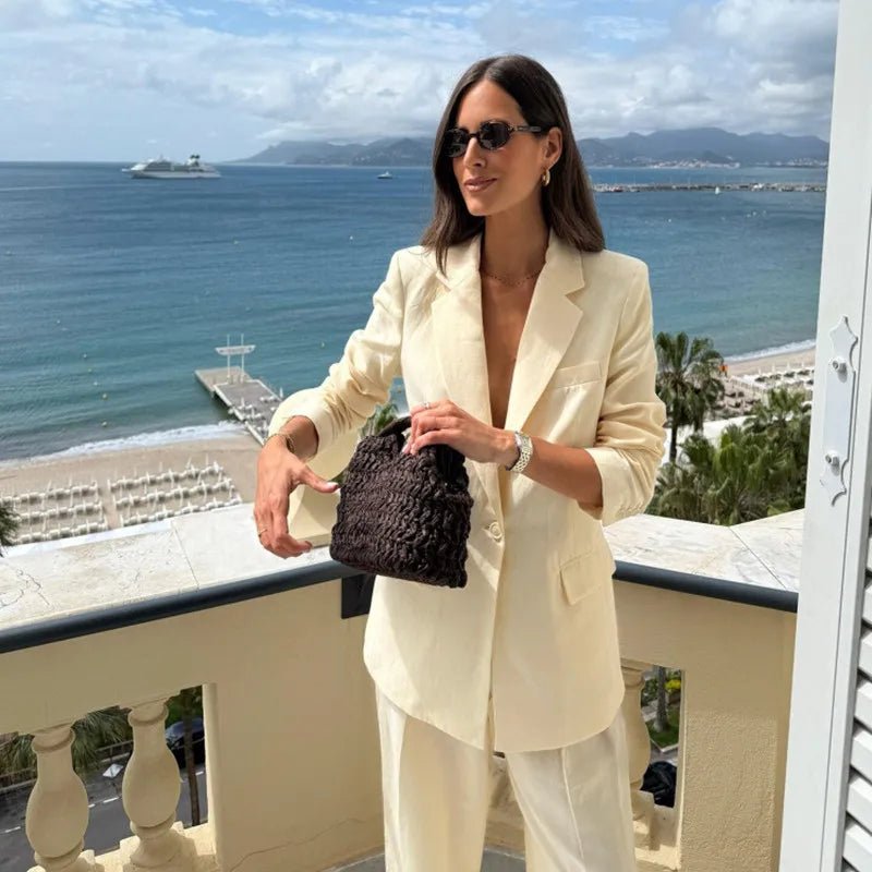 SOERA Danica Woven Rattan Tote - Handbags -  Ginger