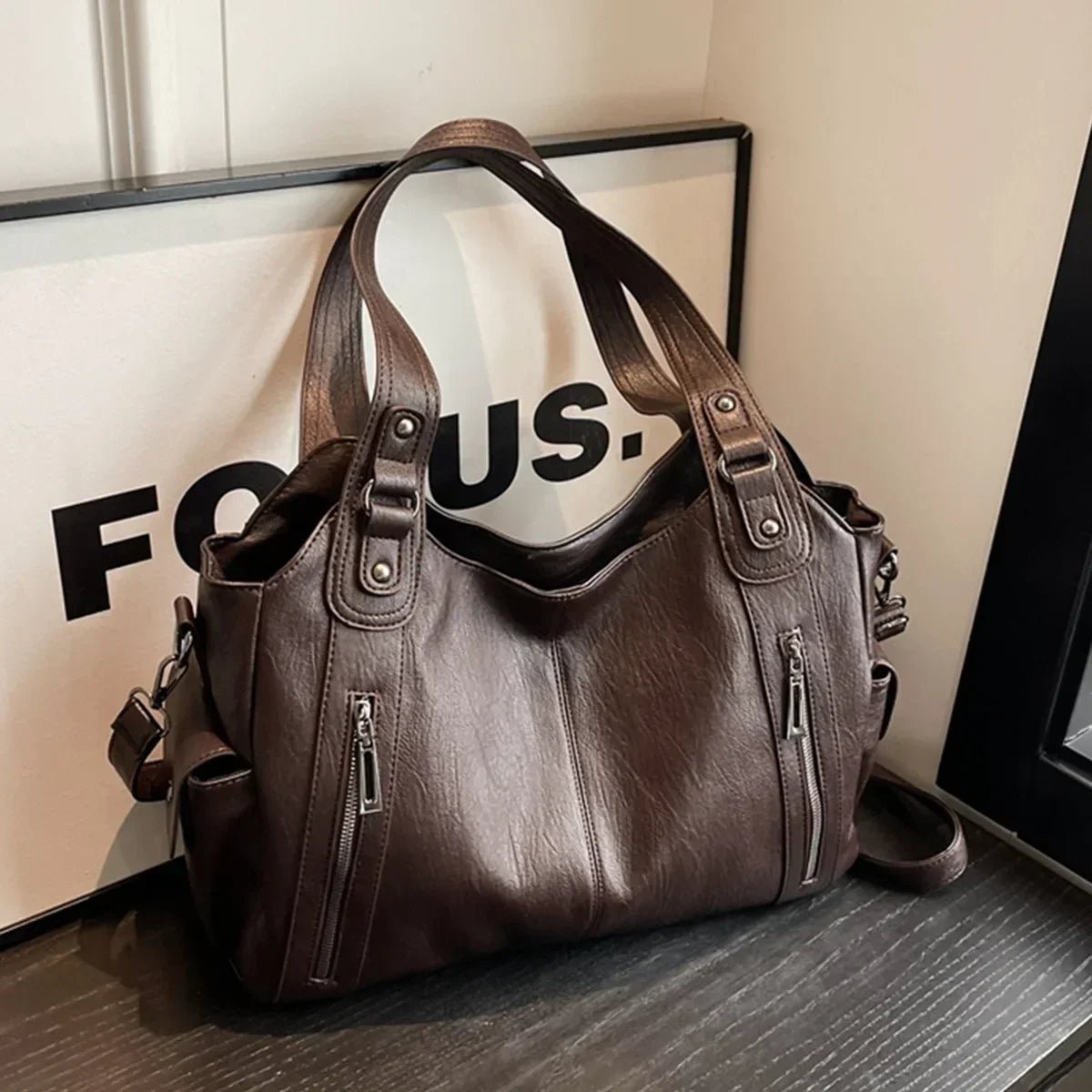 SOERA Kyla Shoulder Bag - Handbags - 3256807388183306-;nB1756089261329594085 Dark Brown Regular