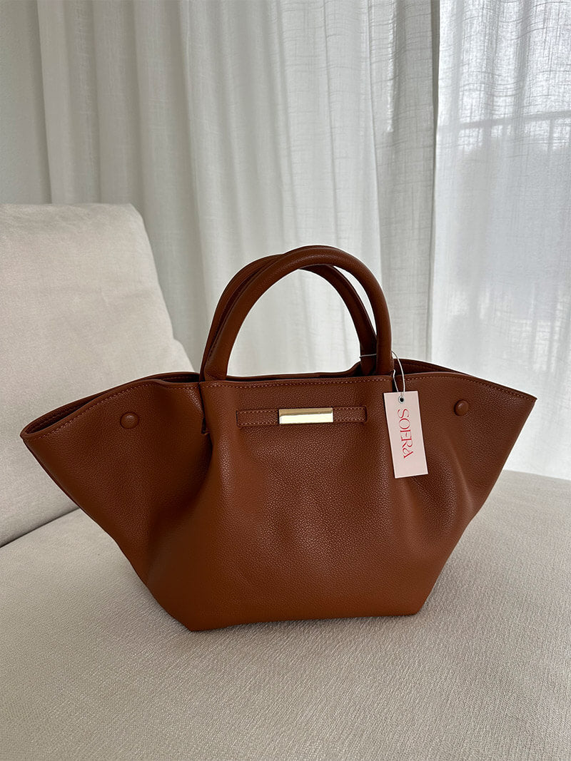 SOERA Melanie Vegan Leather Bag - Handbags - Soera-Melanie-leather-bag/lightbrown Light Brown