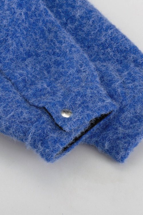 SOERA Blaze Snap Button Jacket - Jacket - SOERA-196867-BLU-S-12995 Blue S