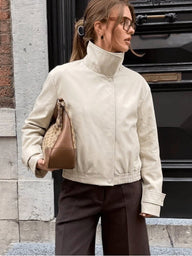 Carmen Cropped Bomber-Jacke