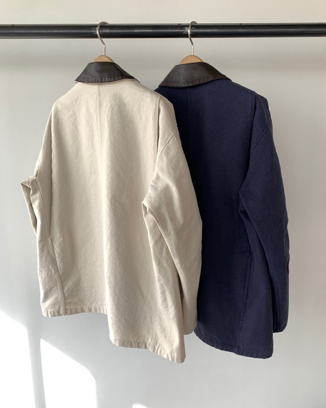 SOERA Lena Contrast Collar Utility Jacket - Jacket - SOERA-222211-S-WHITE-99491 Beige S