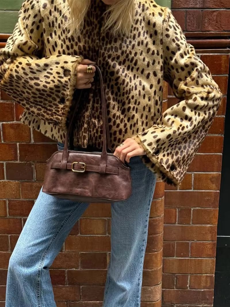 SOERA Rebecca Leopard Faux Fur Jacket - Jacket - SOERA-467139-DEF-OS-56101 L