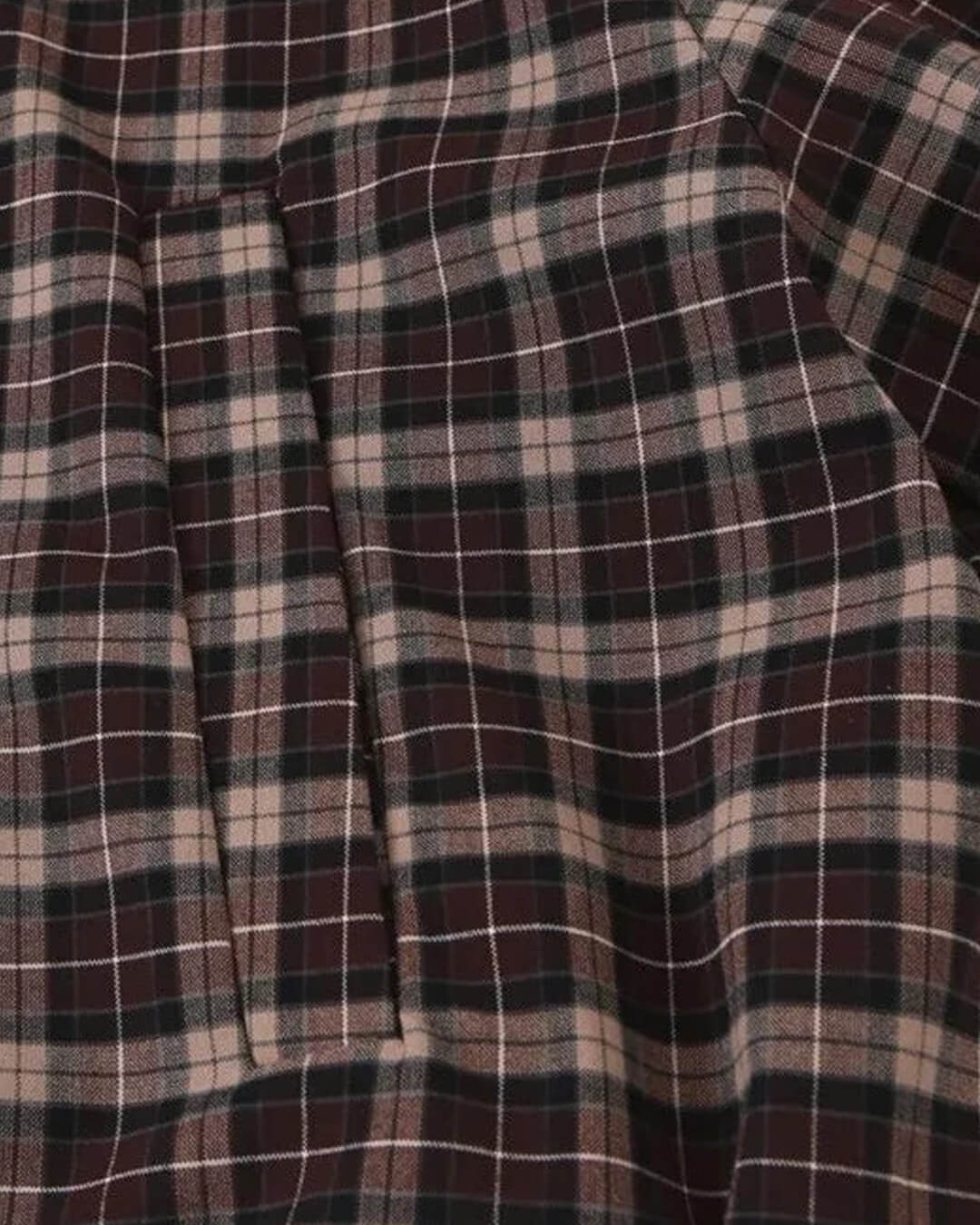 SOERA Rose High Collar Checked Zip Jacket - Jacket - SOERA-535939-PIC-L-71779 L