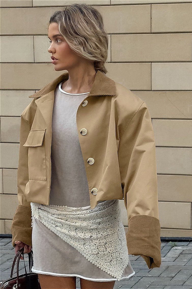 SOERA Adriana Utility Cropped Jacket - Jackets - oG1770383550826543030 S