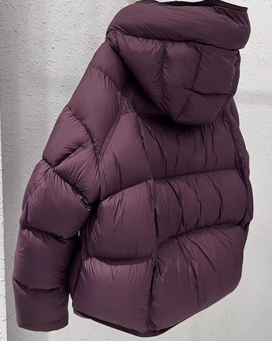 SOERA Alina Hooded Puffer Jacket - Jackets - 3256809559753038-;HP1764062902176910493 Burgundy M