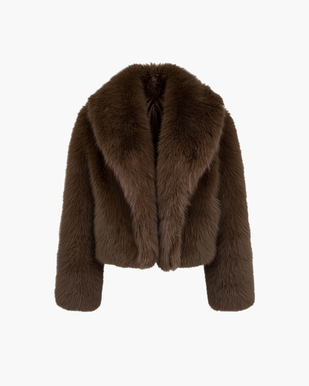 SOERA Andrea Faux Fur Coat - Jackets - 3256809848645660-;tG1766488746540605673 Dark Brown XL