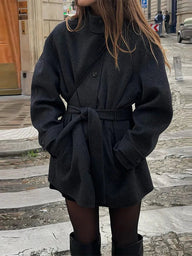 Ashley Stehkragen Kurzmantel