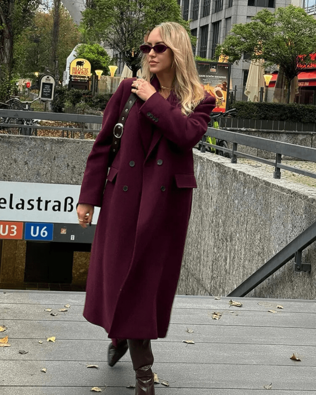 SOERA Diane Double Breasted Maxi Coat - Jackets - zr1764442362186206692 XS
