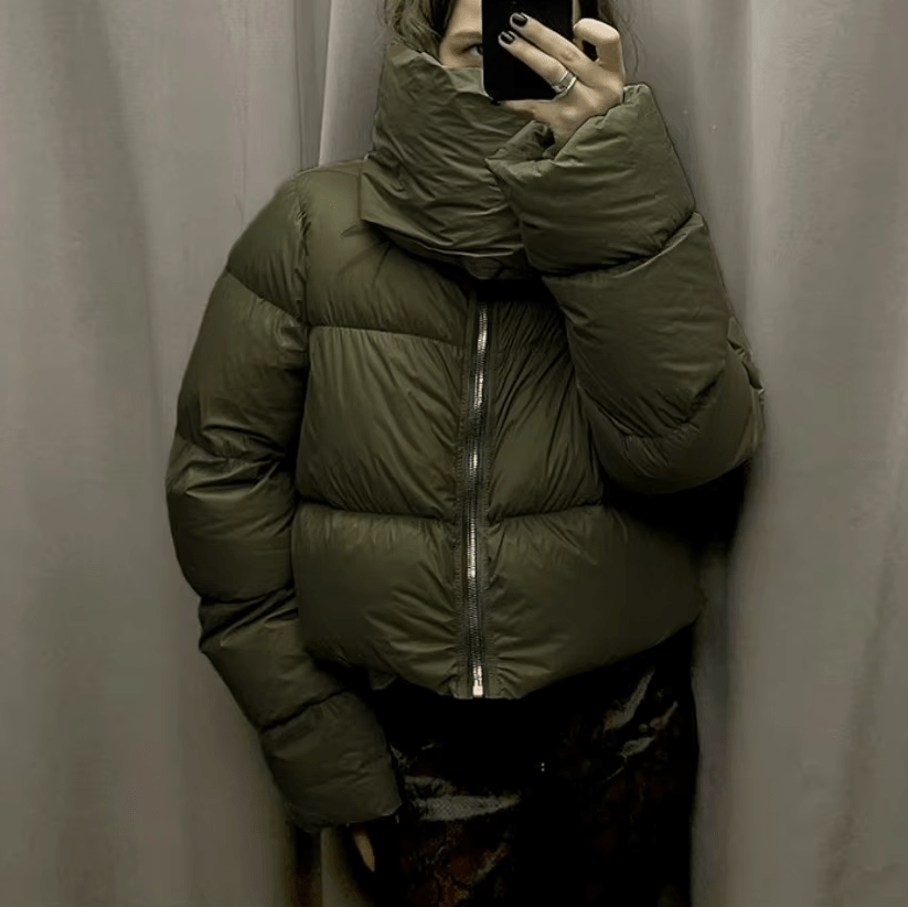 SOERA Donna Funnel Neck Puffer Jacket - Jackets - Ld1762345864137886226 Army Green M