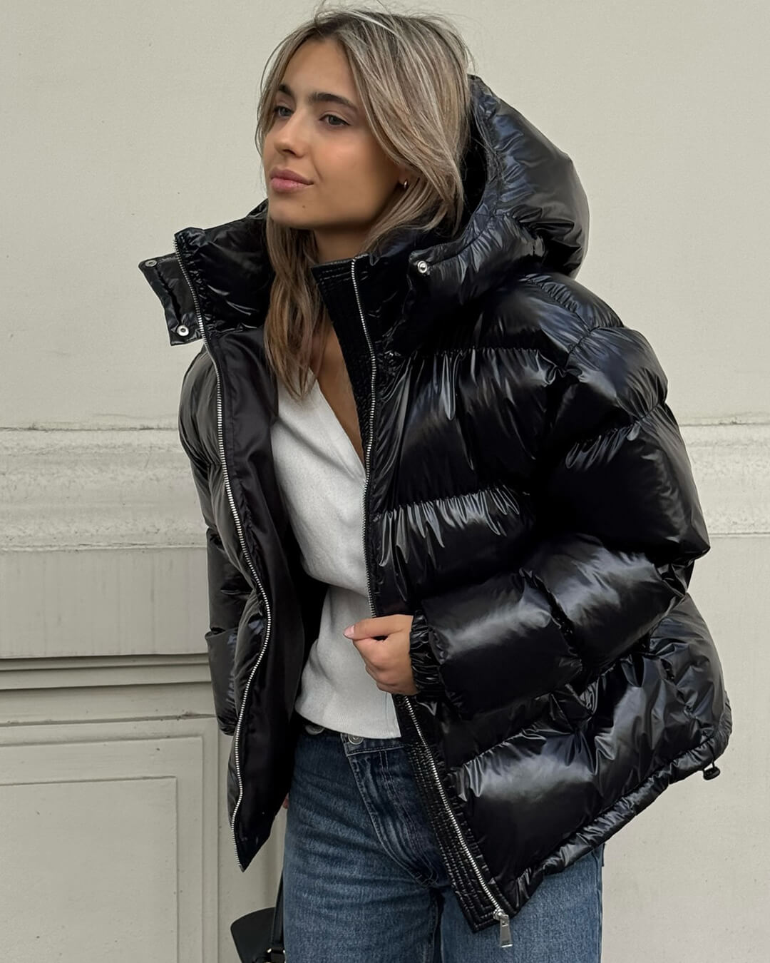 SOERA Geraldine Hooded Puffer Jacket - Jackets - 1005009859029558-;ev1764102179608955503 Black XXL