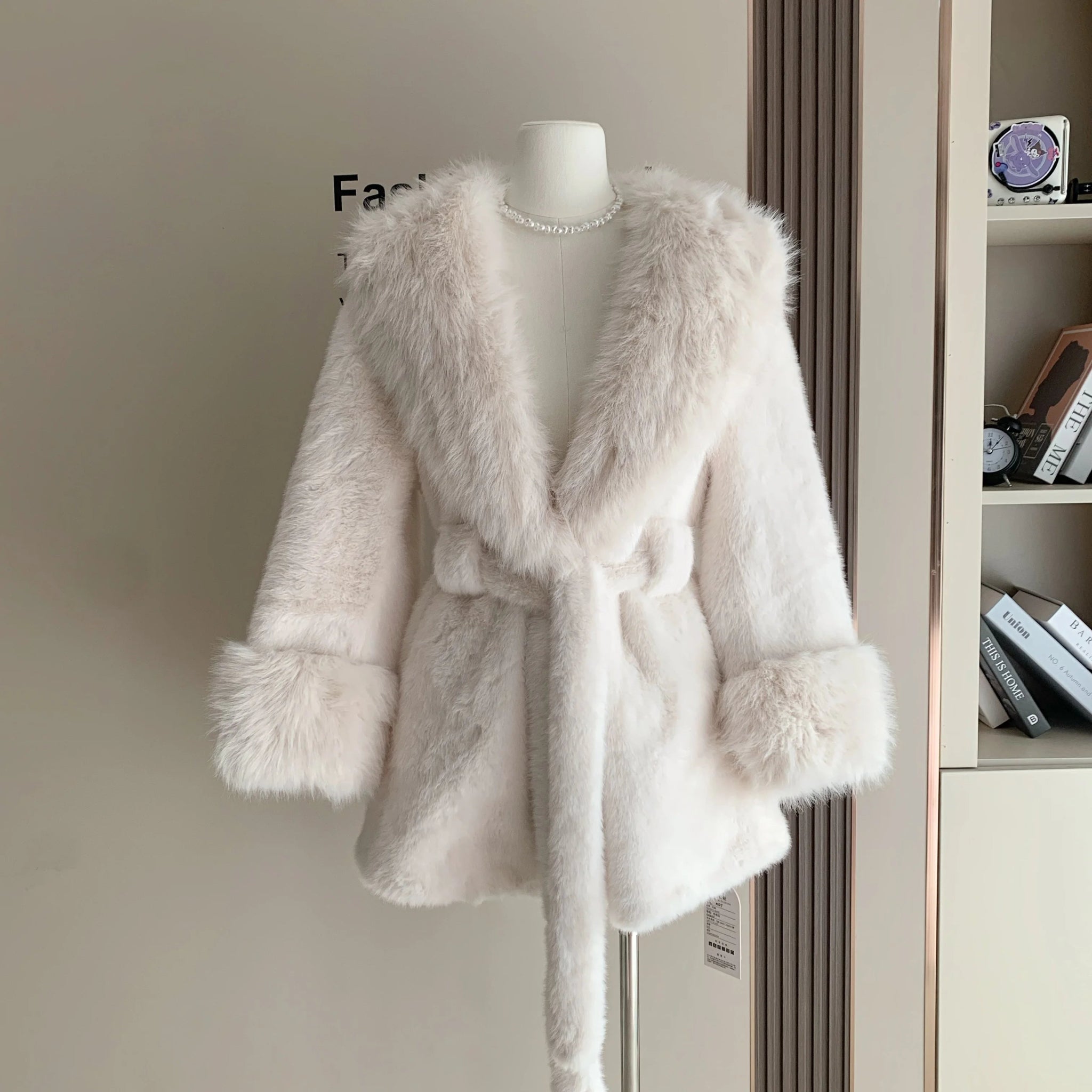 SOERA Jessa Faux Fur Trim Coat - Jackets -  Brown M