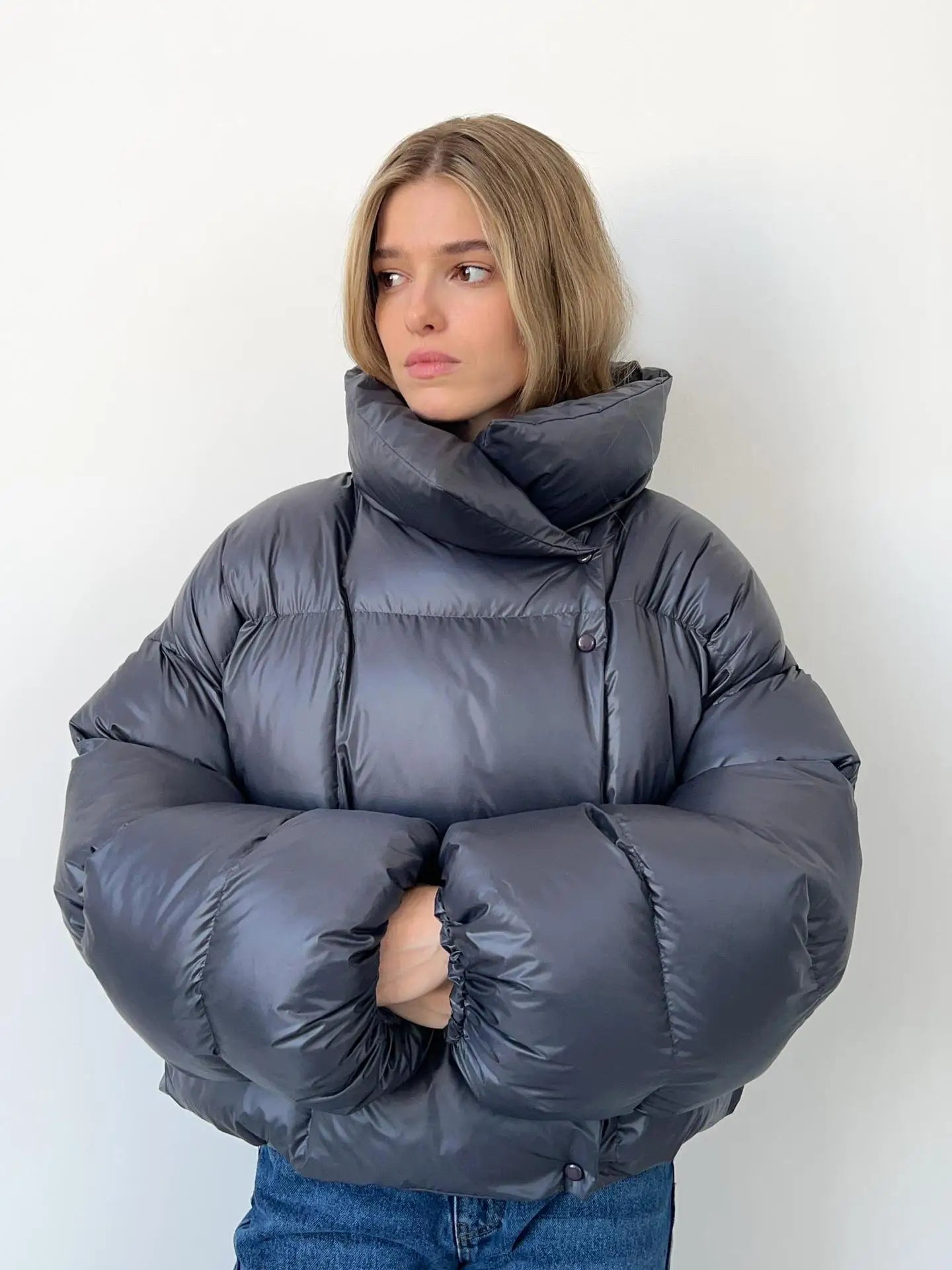 SOERA Jessy Puffer Jacket - Jackets -  Navy S