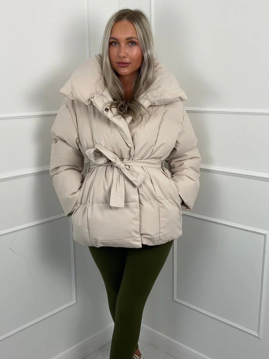 SOERA Miranda Puffer Jacket - Jackets - lm1762772375821026856 Offwhite S