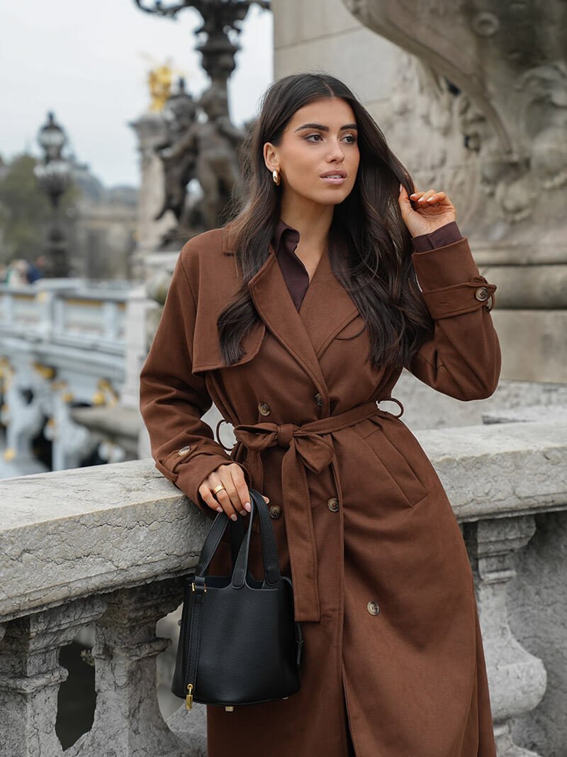 SOERA Molly faux suede Trenchcoat - jackets - DWOD3-TV156003 L
