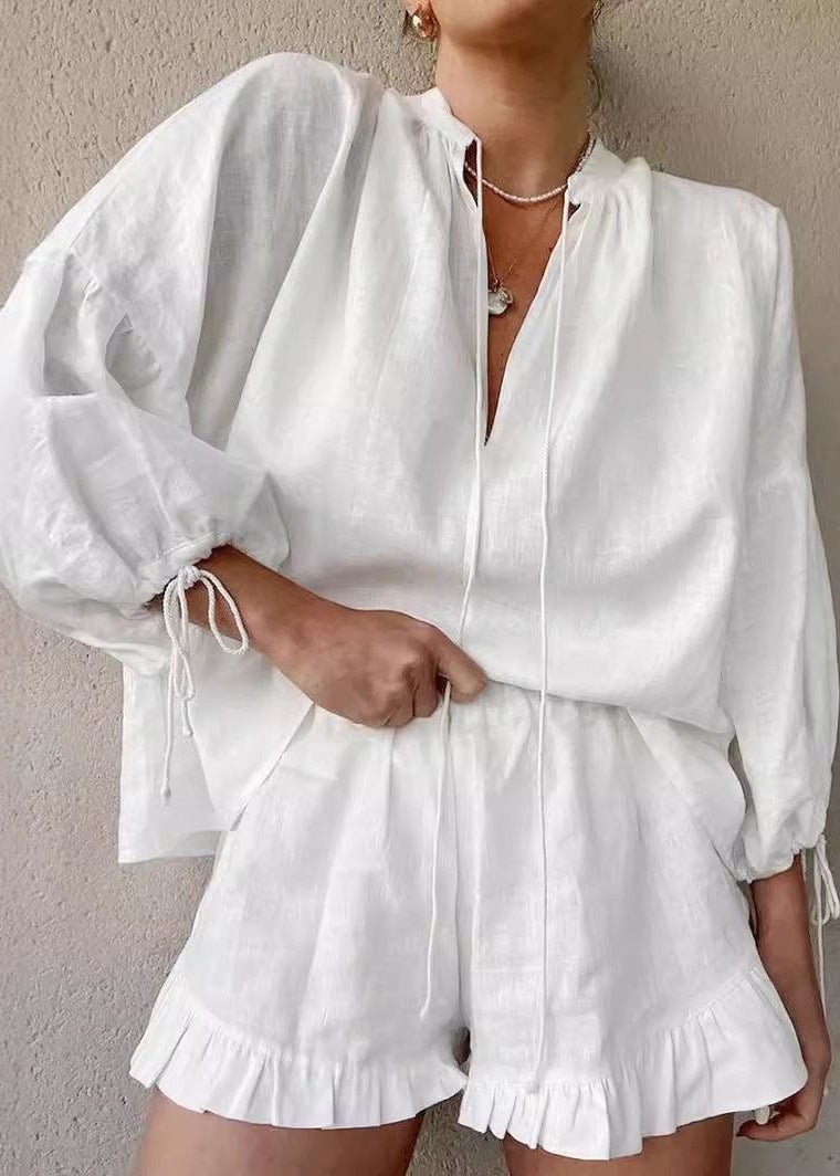 Emilia ensemble lounge en coton