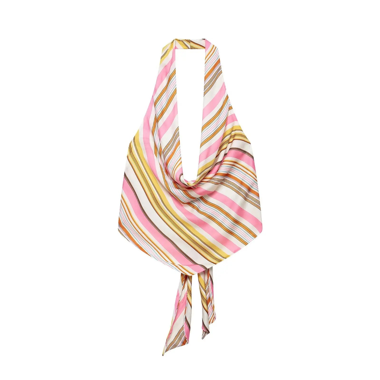 SOERA Sienna Bohemian Striped Satin Two - Piece Set - Matching Sets -  Set M
