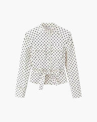 Jia Polka Dot vysokopásový set nohavíc
